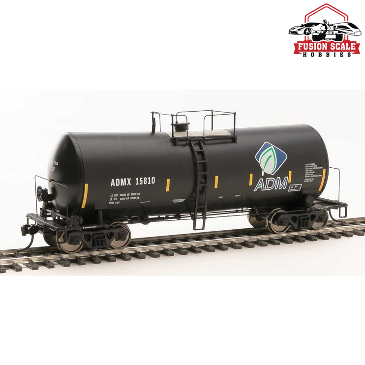 Walthers Proto HO Scale 40' UTLX 16,000-Gallon Funnel-Flow Tank Car - Ready to Run Archer-Daniels-Midland #15810 (Corn Syrup, Leaf Logo)