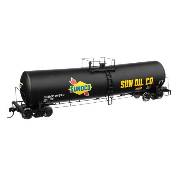 Walthers Proto 54' 23,000 Gallon Funnel-Flow Tank Car Sunoco SUNX #24519