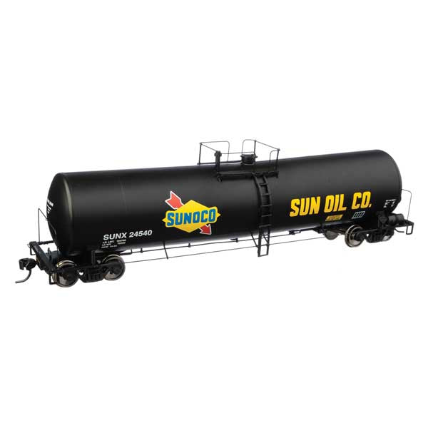 Walthers Proto 54' 23,000 Gallon Funnel-Flow Tank Car Sunoco SUNX #24540