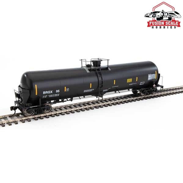 Walthers Proto HO Scale 55' Trinity Modified 30,145-Gallon Tank Car - Ready to Run Bridger Rail Shipping BRGX #95