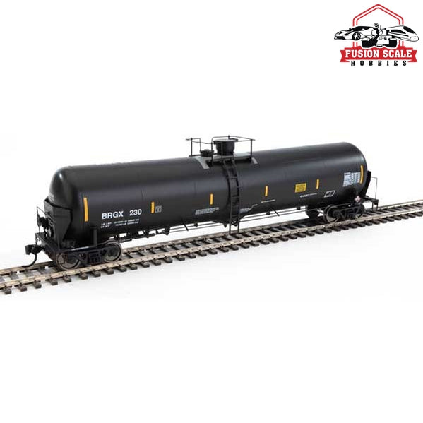 Walthers Proto HO Scale 55' Trinity Modified 30,145-Gallon Tank Car - Ready to Run Bridger Rail Shipping BRGX #230