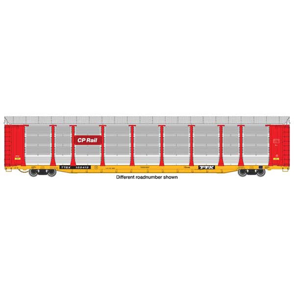 Walthers Proto 89' Thrall Bi-Level Auto Carrier Canadian Pacific TTGX #160491