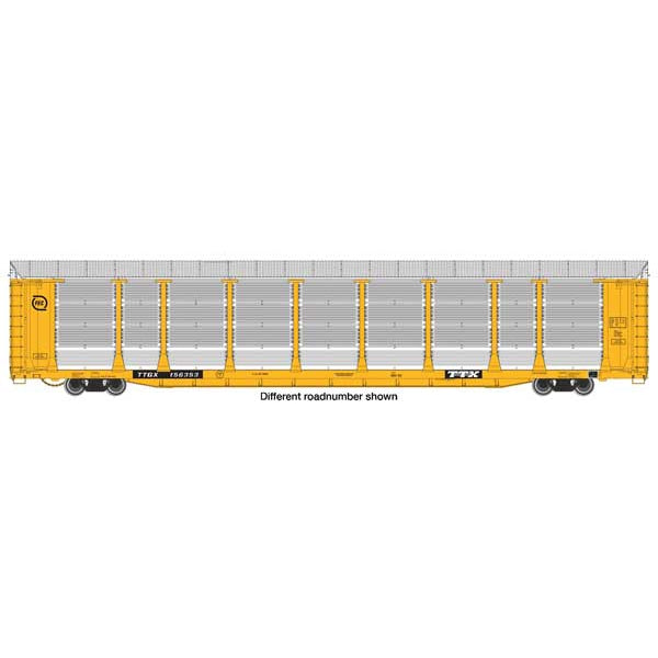 Walthers Proto 89' Thrall Bi-Level Auto Carrier Florida East Coast TTGX #156451