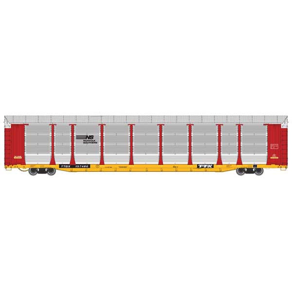 Walthers Proto 89' Thrall Bi-Level Auto Carrier Norfolk Southern TTGX #157486