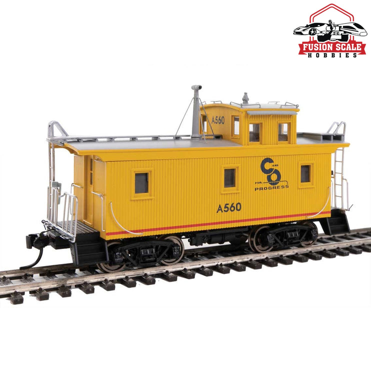 Walthers Proto HO Scale DM&IR Class G2 Wood Caboose - Ready to Run Chesapeake & Ohio #A560