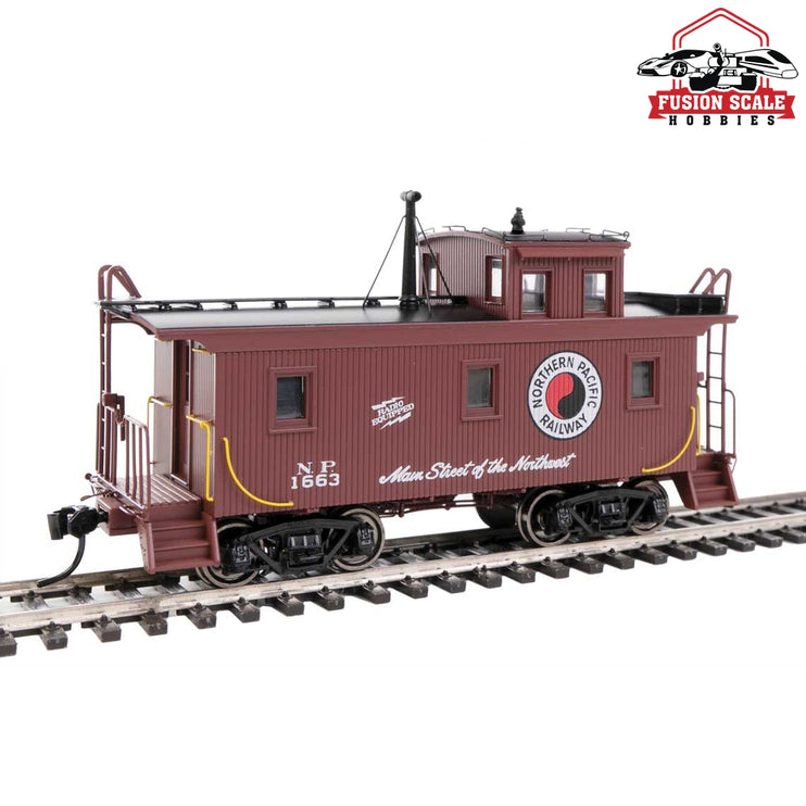 Walthers Proto HO Scale DM&IR Class G2 Wood Caboose - Ready to Run Northern Pacific #1663