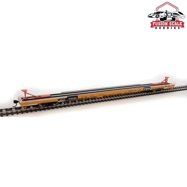 Walthers Proto HO Scale 89' Bethlehem Flush-Deck Flatcar - Ready to Run TTX KTTX #960030