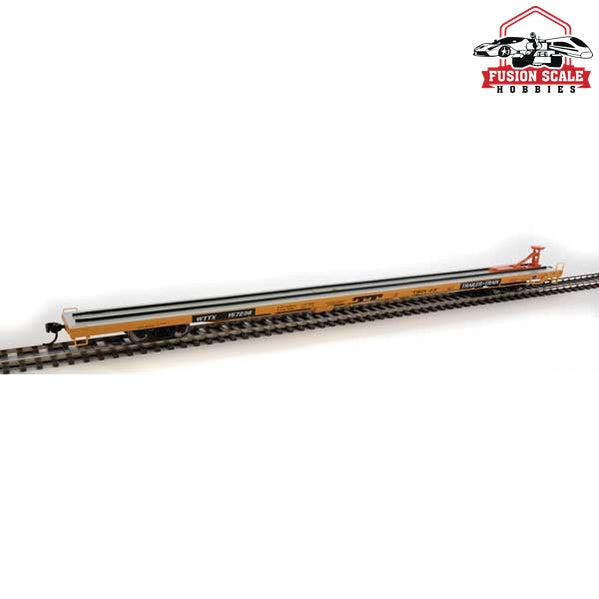 Walthers Proto HO Scale 89' Bethlehem Flush-Deck Flatcar - Ready to Run TTX WTTX #157236