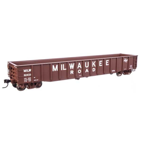 Walthers Proto HO Scale 53' Thrall Gondola Milwaukee Road #92433