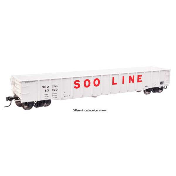 Walthers Proto HO Scale 53' Thrall Gondola Soo Line #63969