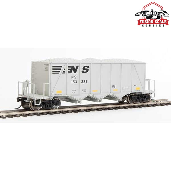 Walthers Proto HO Scale 40' Ortner 100-Ton Open Aggregate Hopper - Ready to Run Norfolk Southern #153389