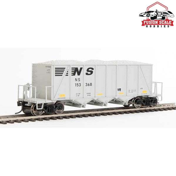 Walthers Proto HO Scale 40' Ortner 100-Ton Open Aggregate Hopper - Ready to Run Norfolk Southern #153368