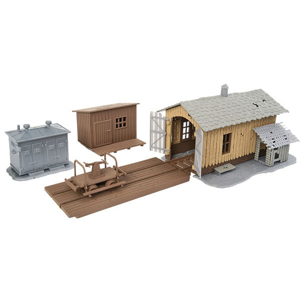 Walthers Trainline Trackside Tool Buildings Kit