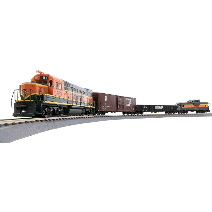 Walthers Trainline Flyer Express Fast-Freight Train Set Burlington Northern Santa Fe