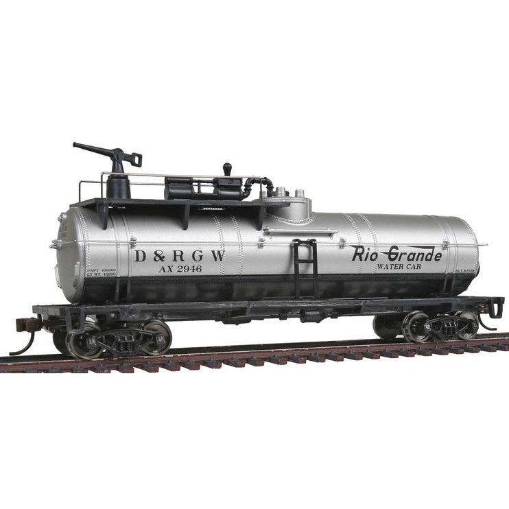 Walthers Trainline Firefighting Car Denver & Rio Grande Western #AX 2946 (silver, black)