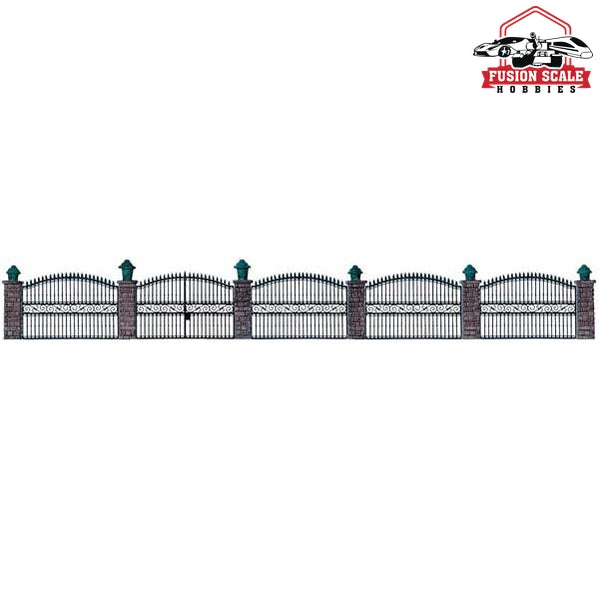 Walthers Cornerstone HO Scale Wrought Iron Fence Kit 251/2" 65cm