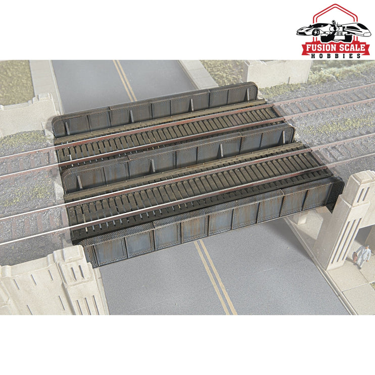 Walthers Cornerstone HO Scale Through PlateGirder Bridge Kit Build as Single or DoubleTrack