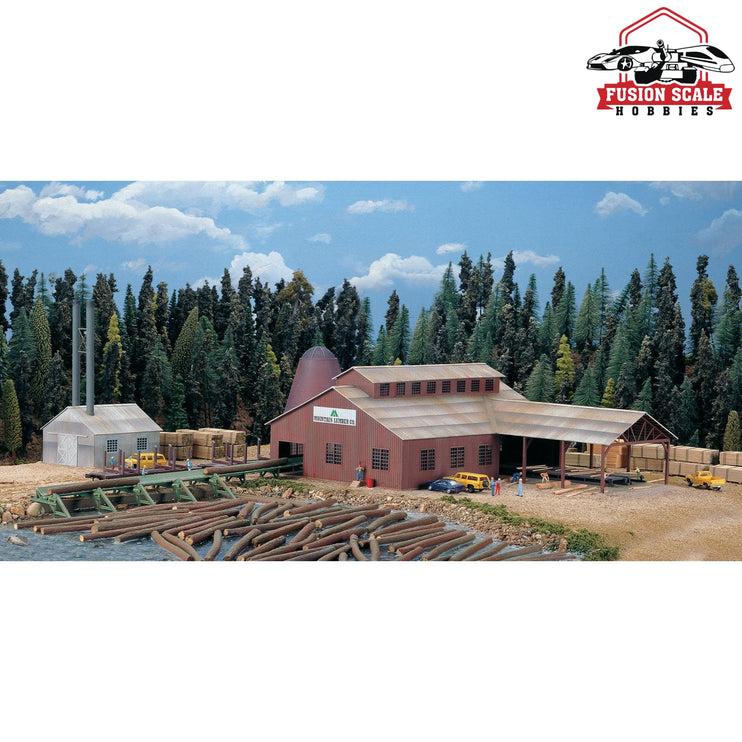 Walthers Cornerstone N Scale Mountain Lumber Company Sawmill Kit