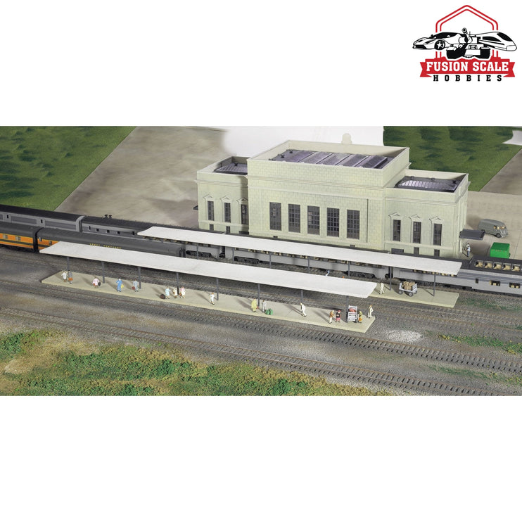 Walthers Cornerstone N Scale ButterflyStyle Station Platform Shelter Kit pkg(8)