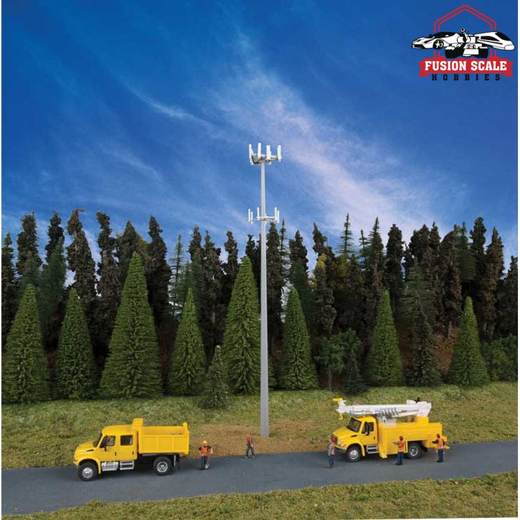 Walthers Cornerstone HO Scale Modern Communication Tower Kit 93/4 Tall x 1" Wide 24.7 x 2.5cm