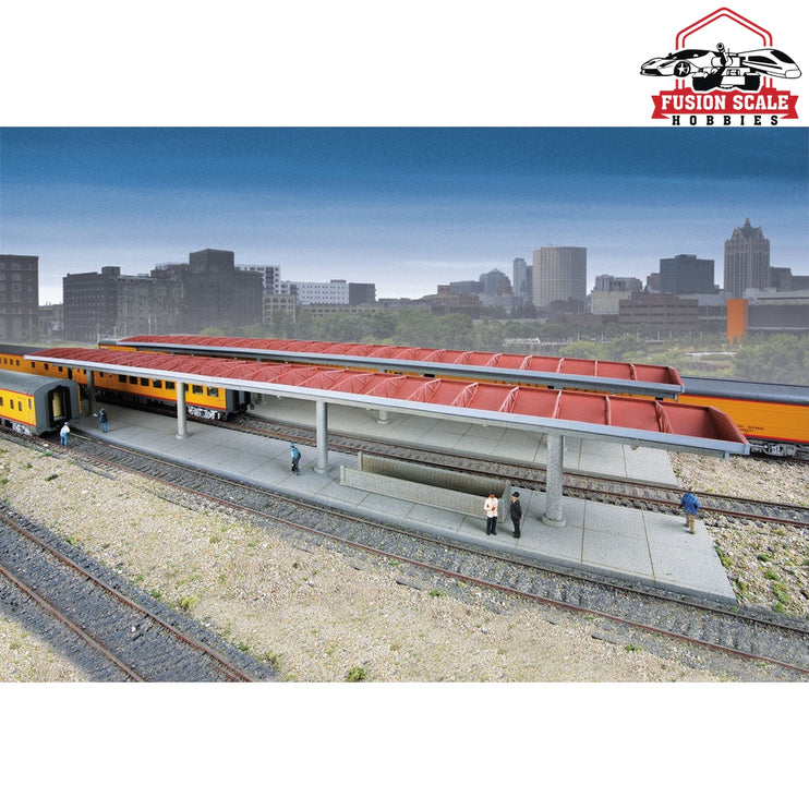 Walthers Cornerstone HO Scale Station Platform Kit pkg(2) 113/4 x 21/4 x 25/8" 29.8 x 5.7 x 6.6cm