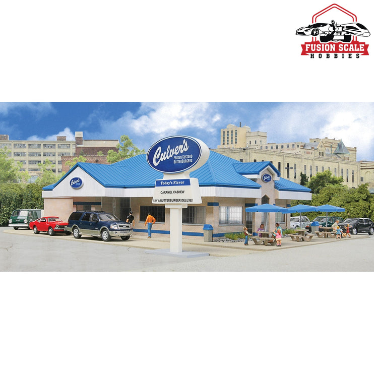 Walthers Cornerstone HO Scale Culver's(R) Kit 131/4 x 81/4 x 31/4" 33.1 x 20.6 x 8.1cm