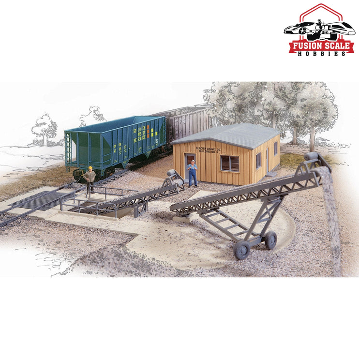 Walthers Cornerstone HO Scale Bulk Transfer Conveyor pkg(2) Kit Conveyor: 911/16 x 53/8" 24.6 x 16.7cm