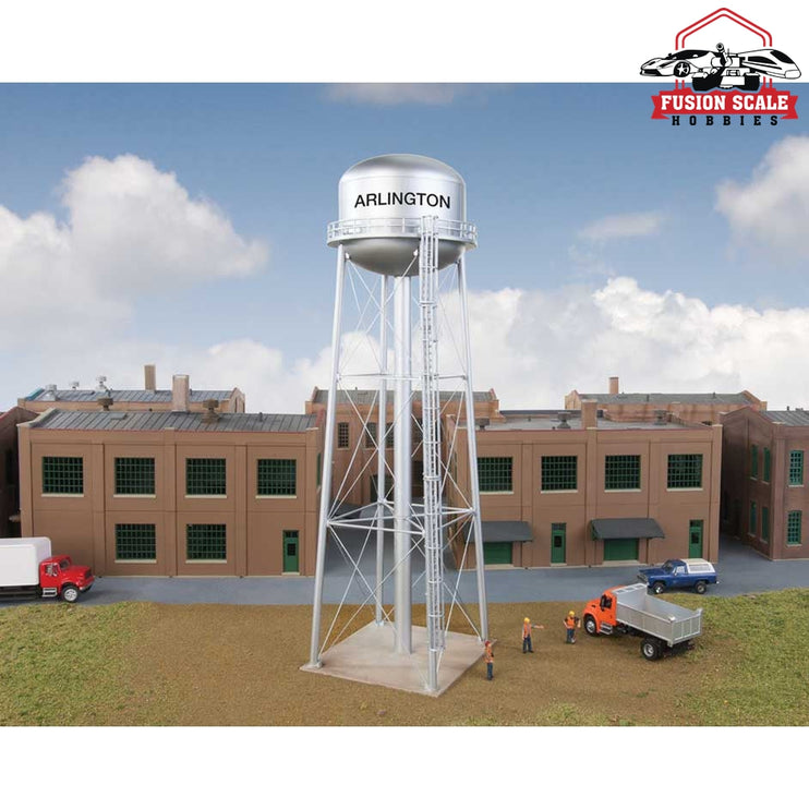 Walthers Cornerstone HO Scale Municipal Water Tower Kit 35/16 x 35/16 x 111/8" 8.4 x 8.4 x 28.2cm