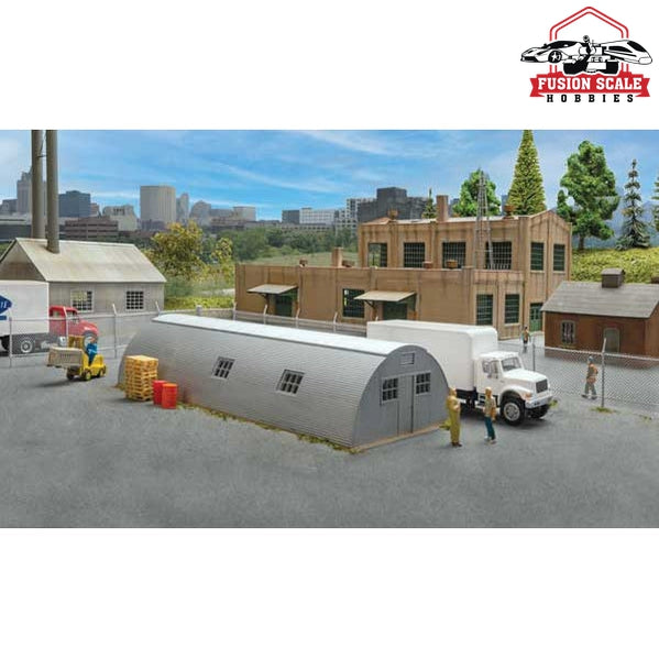 Walthers Cornerstone HO Scale Quonset Hut Kit 69/16 x 23/4 x 11/2" 16.6 x 6.9 x 3.8cm