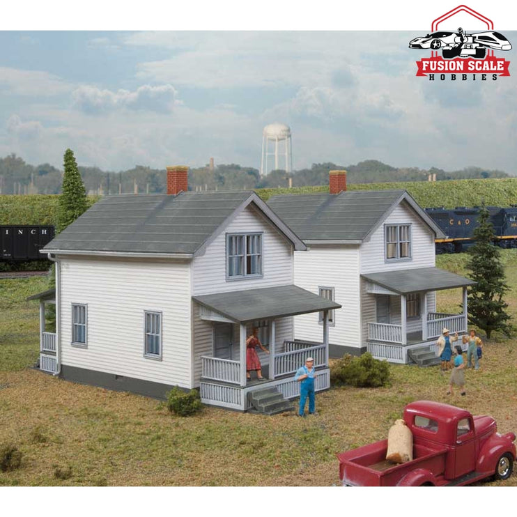 Walthers Cornerstone HO Scale Company House pkg(2) Kit Each: 67/16 x 213/16 x 33/4" 16.3 x 7.1 x 9.4cm