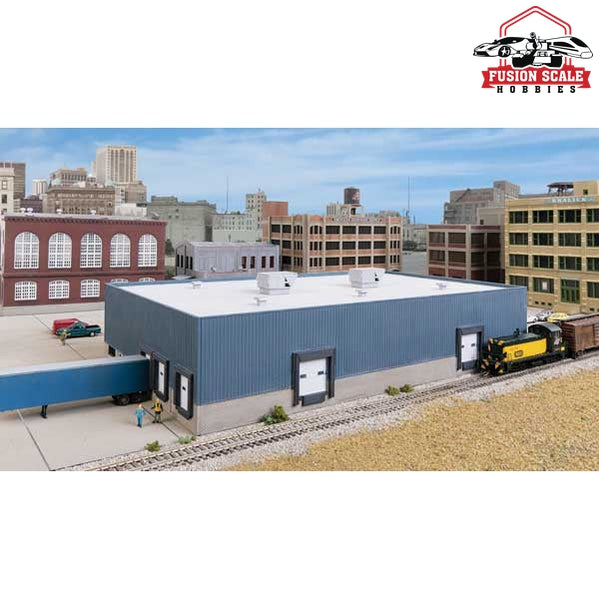 Walthers Cornerstone N Scale Modern Steel Warehouse Kit 101/2 x 65/16 x 213/64" 26.7 x 16 x 5.6cm