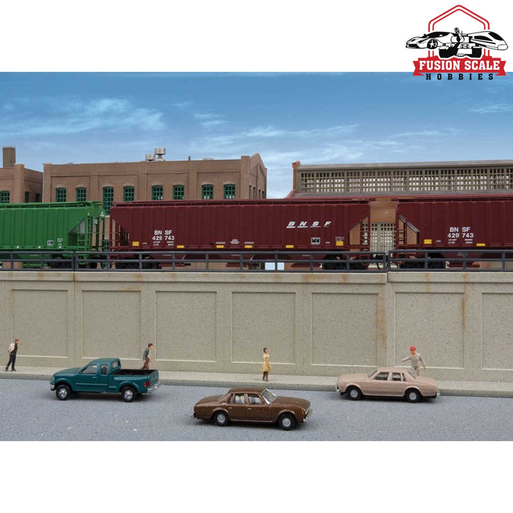 Walthers Cornerstone N Scale Urban Retaining Walls Kit