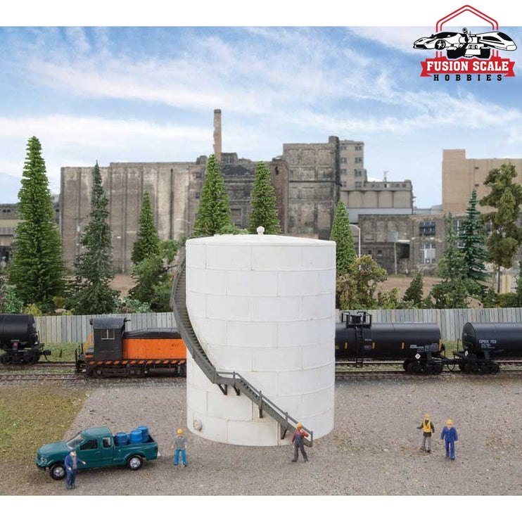 Walthers Cornerstone N Scale Oil Storage Tank Kit 21/8" 5.3cm Diameter, 23/4" 6.9cm Tall