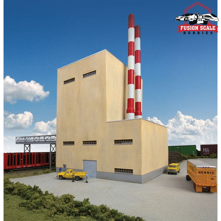 Walthers Cornerstone HO Scale Recovery Boiler House Superior Paper Kit 113/4 x 8 x 17" 29.8 x 20.3 x 43.1cm