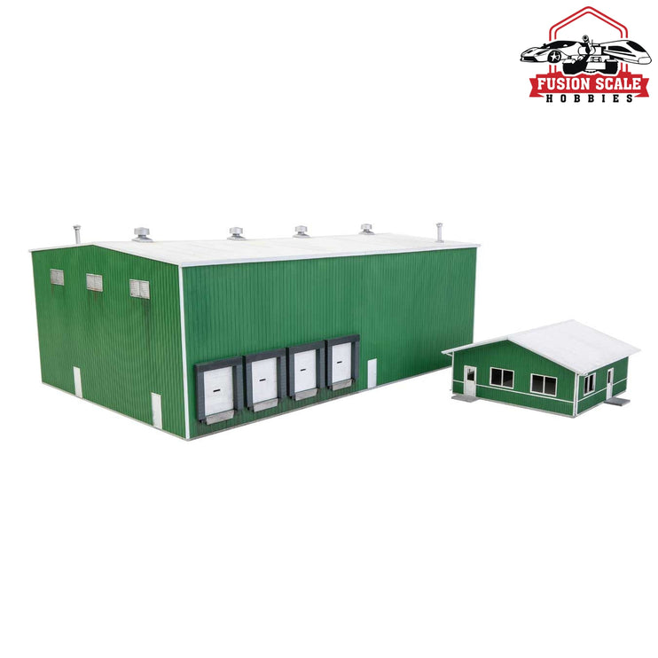 Walthers Cornerstone HO Scale Steel Warehouse Kit