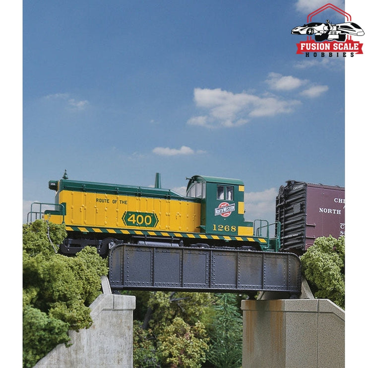 Walthers Cornerstone HO Scale 30' SingleTrack Railroad Through Girder Bridge Kit 47/32 x 23/8 x 1" 10.7 x 6 x 2.5cm