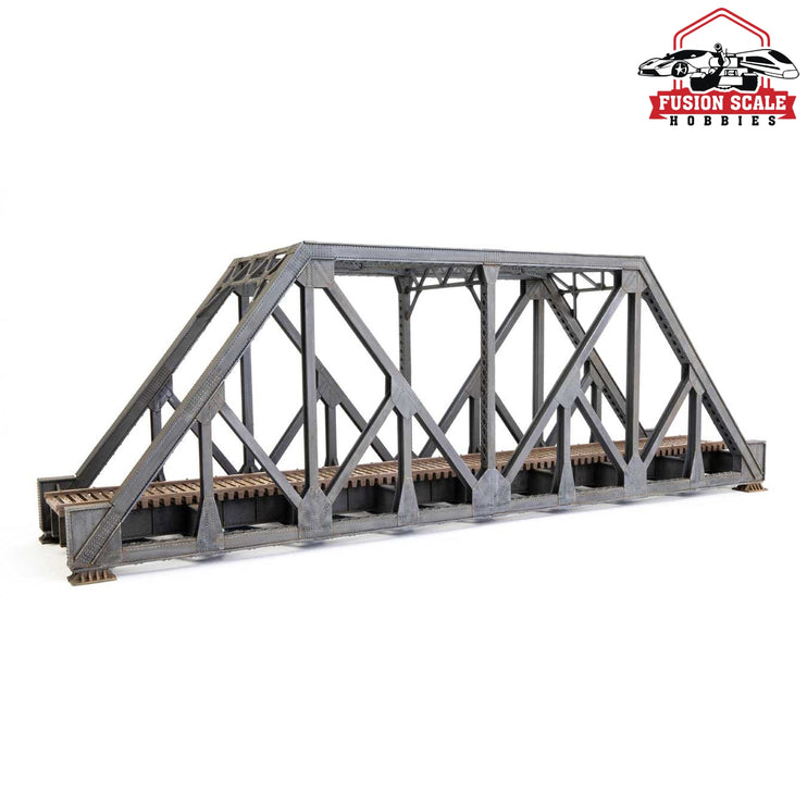 Walthers Cornerstone HO Scale 97' Subdivided Warren Truss Bridge SingleTrack Kit 131/2 x 31/4 x 51/2" 34.2 x 8.2 x 13.9cm