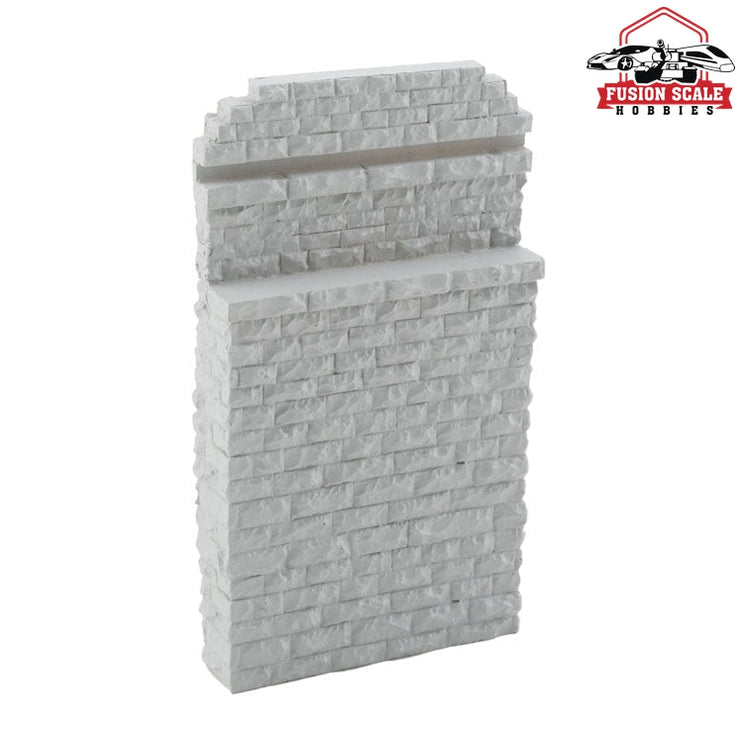 Walthers Cornerstone HO Scale SingleTrack Railroad Bridge Stone Abutment Resin Casting 