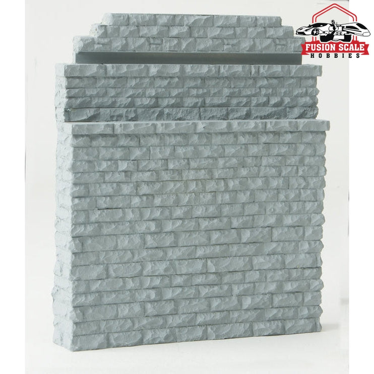 Walthers Cornerstone HO Scale DoubleTrack Railroad Bridge Stone Abutment Resin Casting