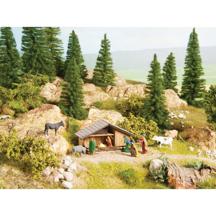 Walthers Nativity Scene 12-Piece Set -- 2-15/16 x 1-3/8 x 2-15/16"  7.5 x 3.5 x 7.5cm