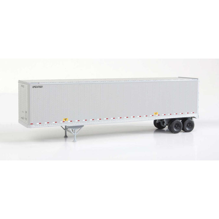 Walthers 45' Stoughton Trailer 2-Pack - Assembled -- United Parcel Service UPSZ (gray)