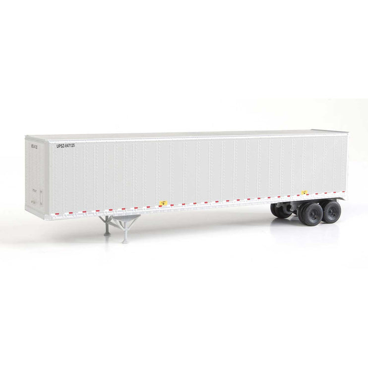 Walthers 48' Stoughton Trailer 2-Pack - Assembled -- United Parcel Service UPSZ (gray)