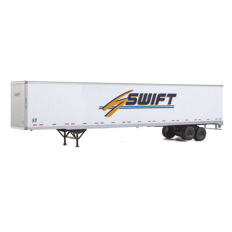 Walthers 53' Stoughton Trailer 2-Pack - Assembled -- Swift