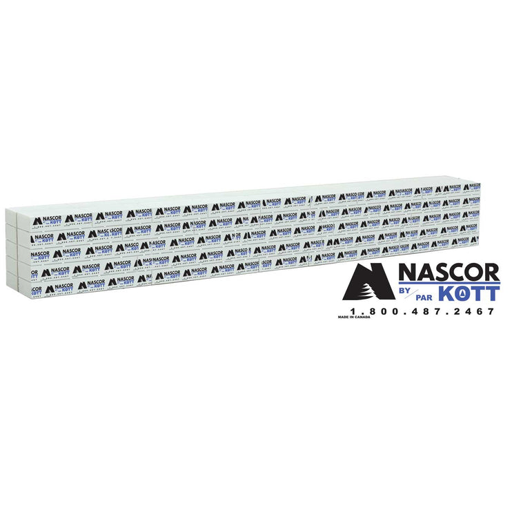 Walthers Wrapped Lumber Load for WalthersMainline 72' Centerbeam Flatcar -- Nascor (black, blue)