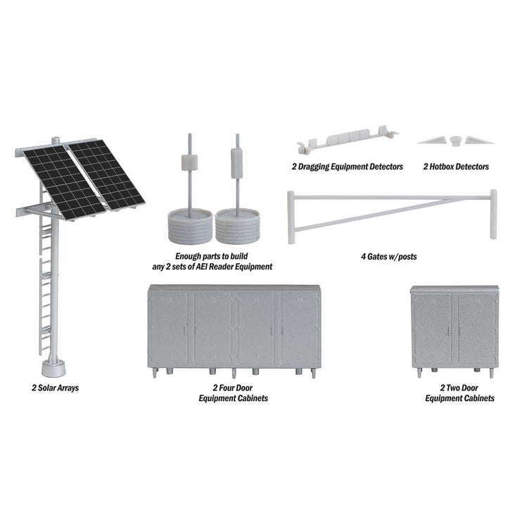 Walthers Modern Trackside Detail Set -- Kit