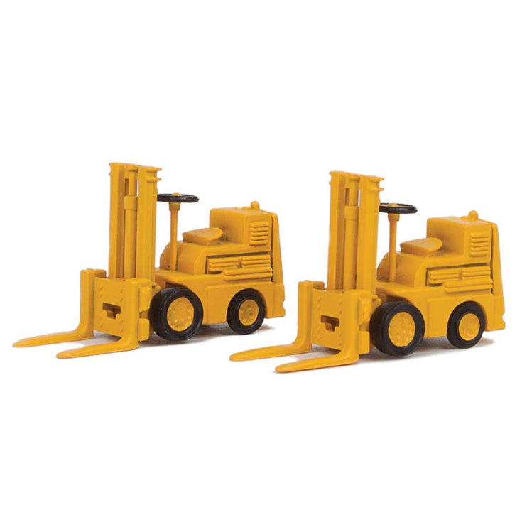 Walthers Forklift 2-Pack - Assembled -- Yellow