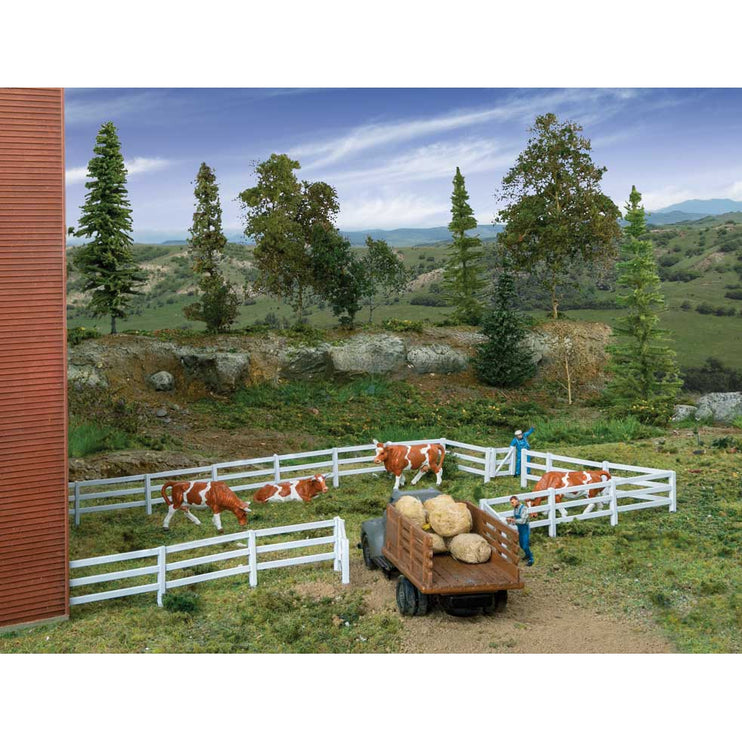 Walthers 3-Rail Farm Fence -- Kit