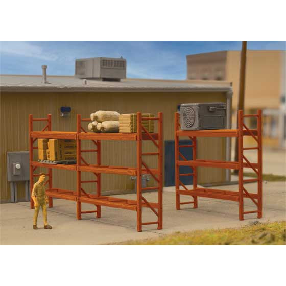 Walthers Scene Master Pallet Rack Kit Kit