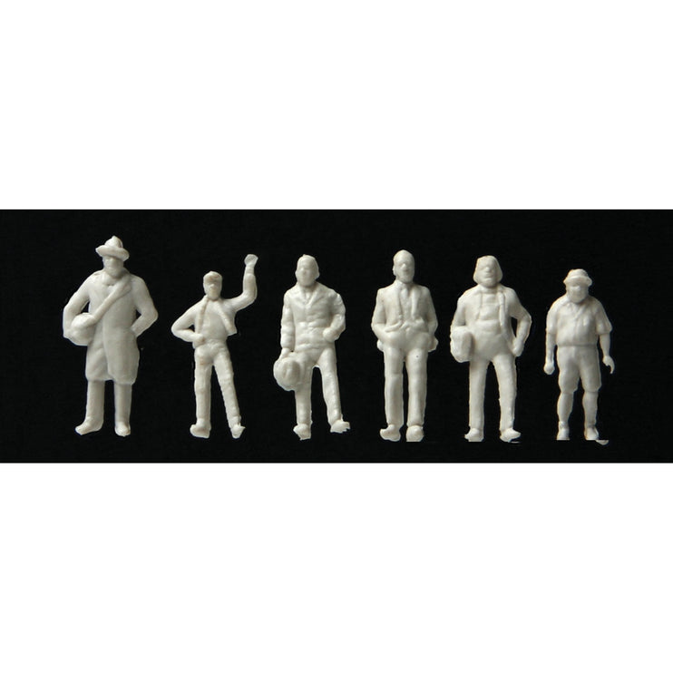 Walthers Standing and Walking Figures -- Unpainted pkg(72)