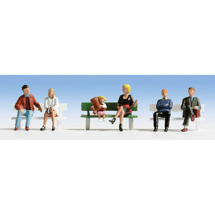 Walthers Seated People pkg(6) -- Set #1